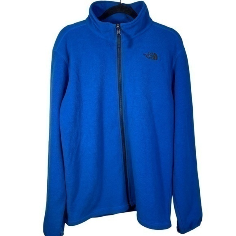 The North Face Full Zip Sherpa Fleece Lined Jacket Boy (XL) BLUE